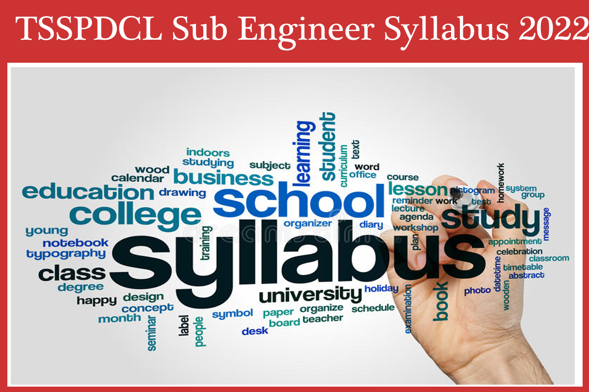 TSSPDCL Sub Engineer Syllabus 2022