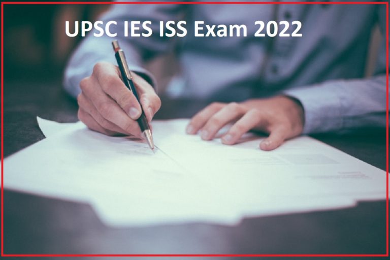 UPSC IES ISS Exam 2022