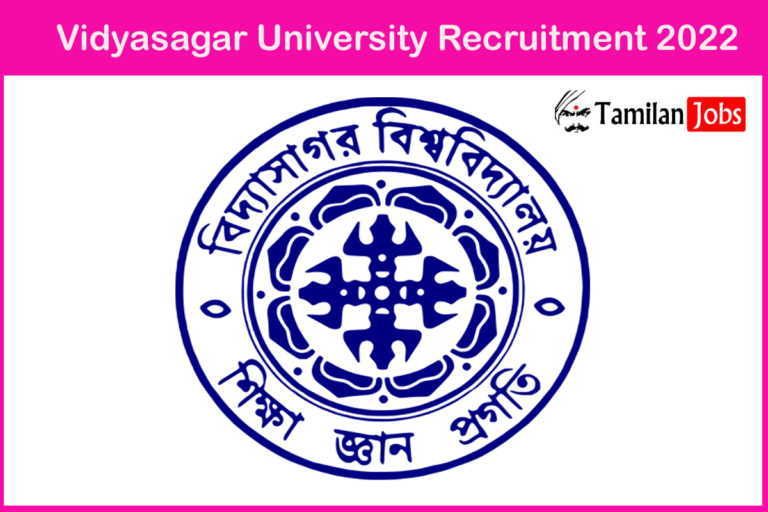 Vidyasagar University Recruitment 2022