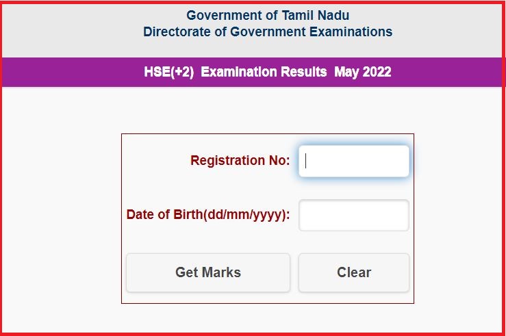 TN HSC Result 2022 Out, Check Tamil Nadu 12th Class Results @tnresults.nic.in