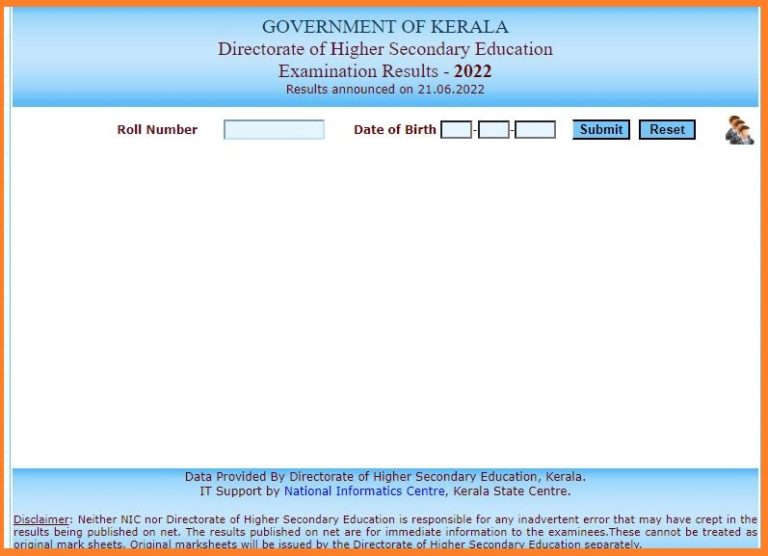 Kerala Plus Two Result 2022 Declared Check DHSE Kerala 12th Result Here @ keralaresults.nic.in