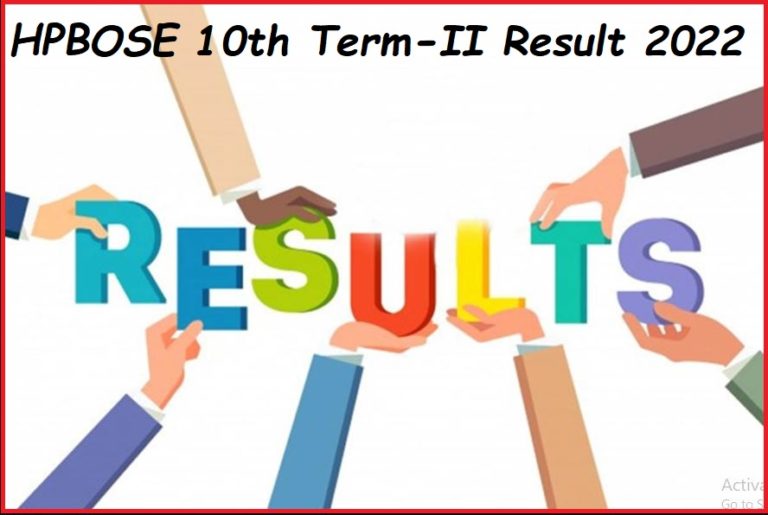 HPBOSE 10th Result 2022 Out Check HP Board 10th Term 2 Results Here