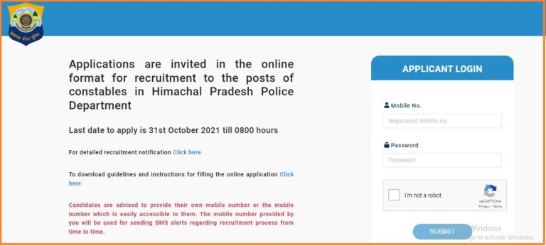HP Police Constable Admit Card 2022 Declared Check Exam Date