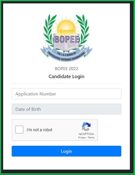 JKBOPEE Entrance Exam Admit Card 2022 Out Check Entrance Date