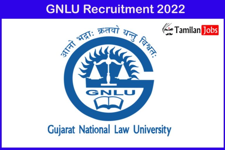 GNLU Recruitment 2022