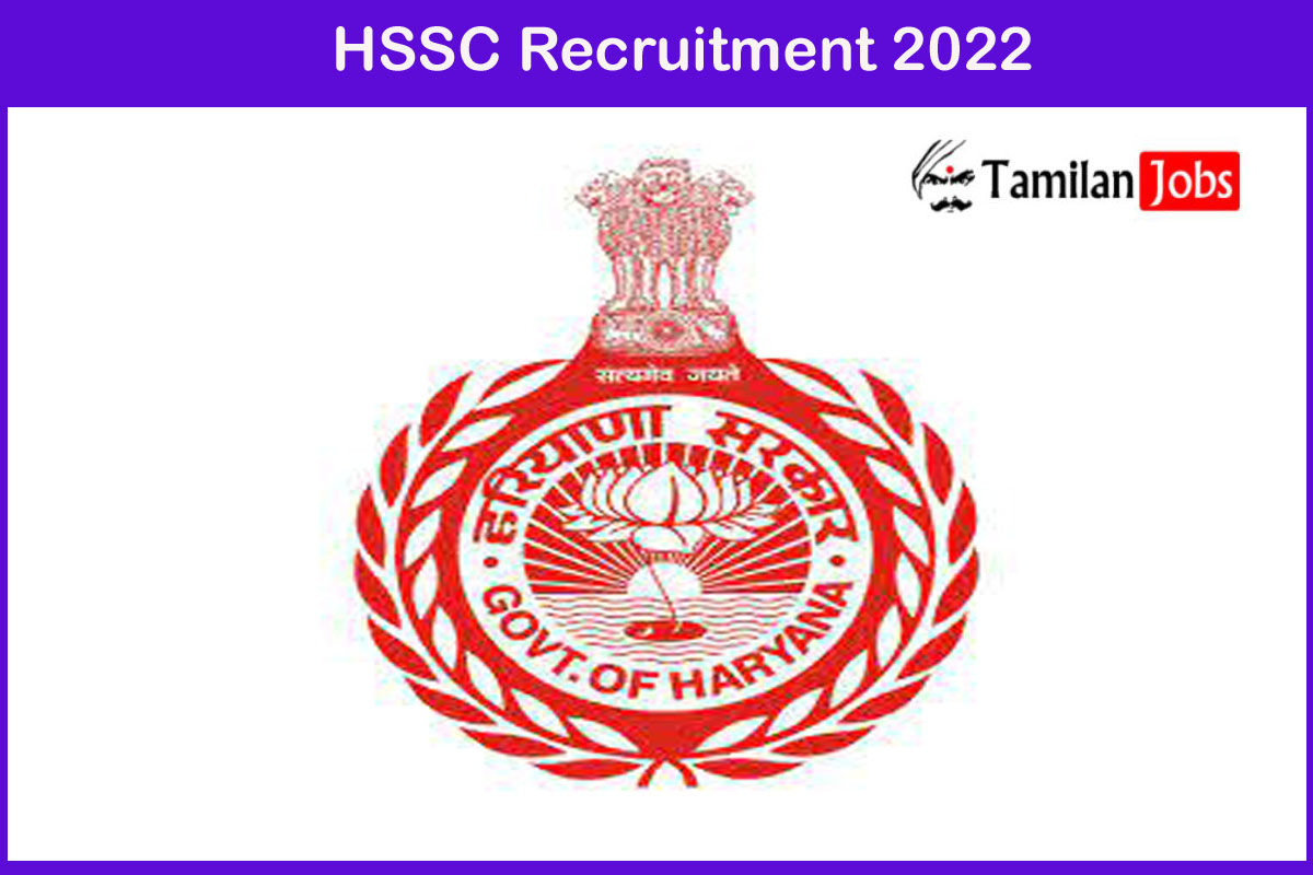 Hssc Recruitment 2022