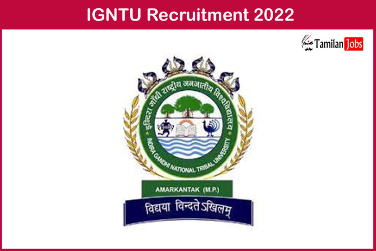 IGNTU Recruitment 2022