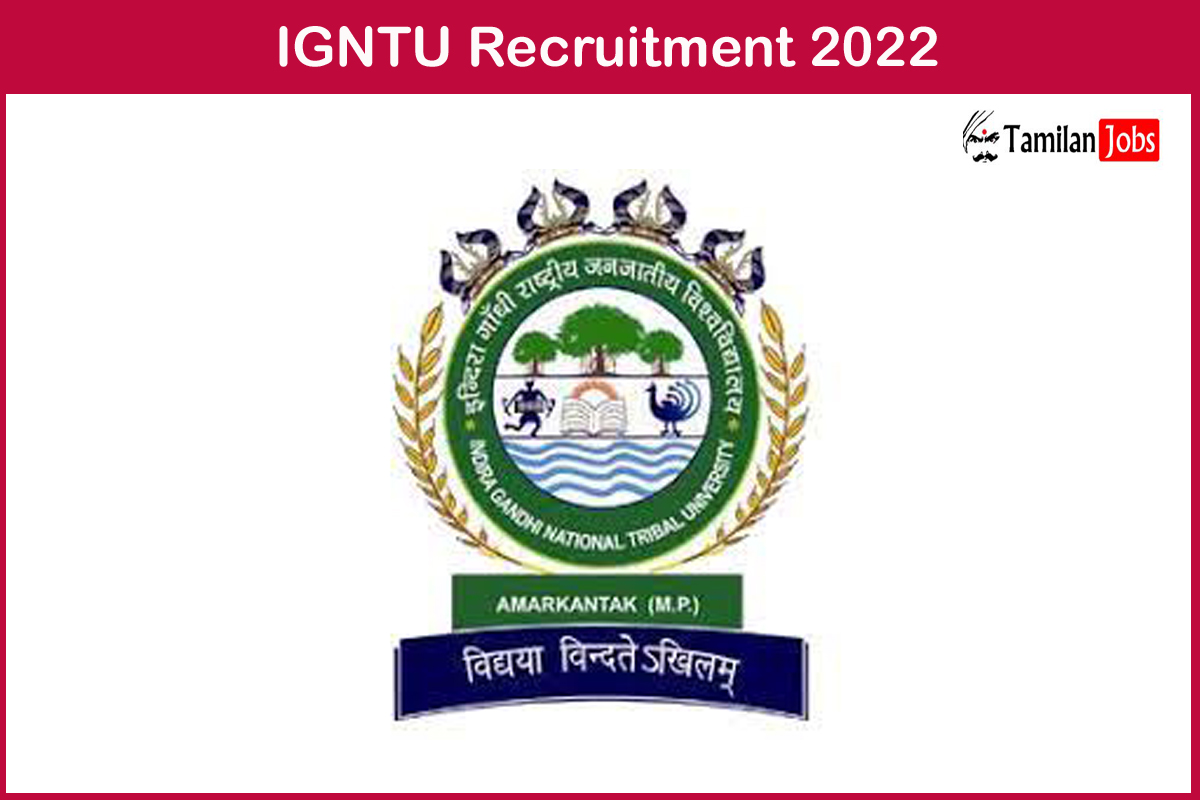IGNTU Recruitment 2022