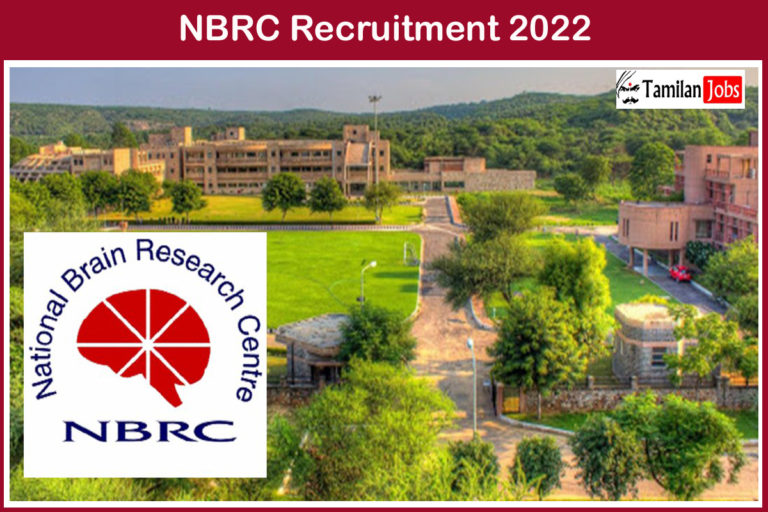 NBRC Recruitment 2022