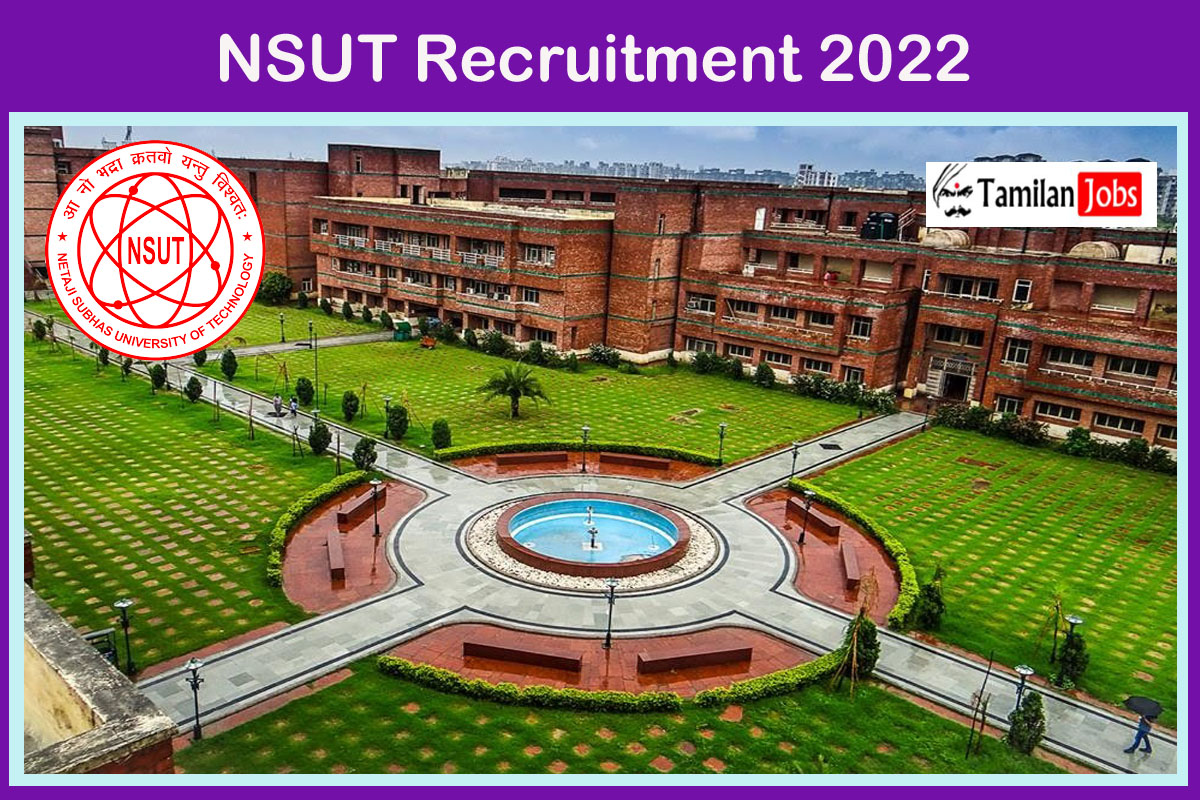 NSUT Recruitment 2022