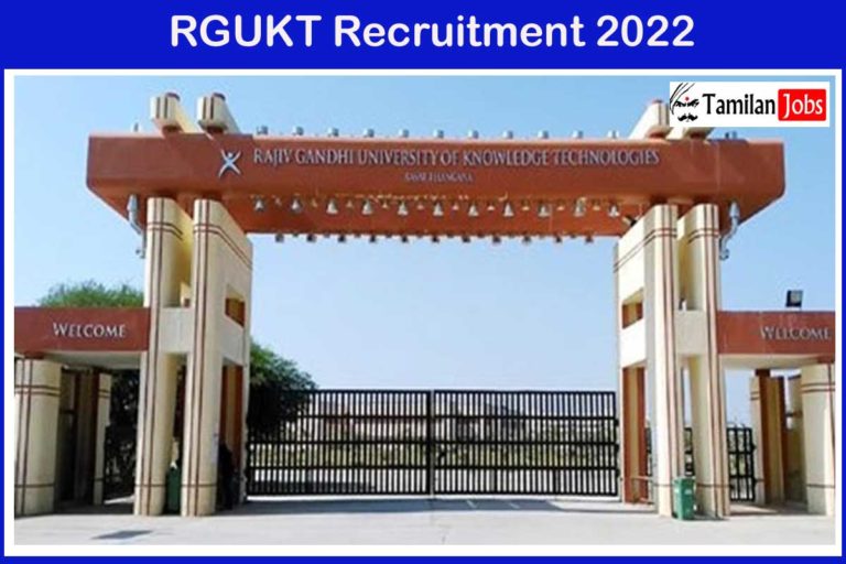 RGUKT Recruitment 2022