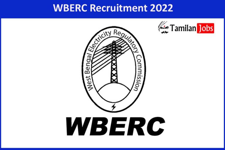 WBERC Recruitment 2022