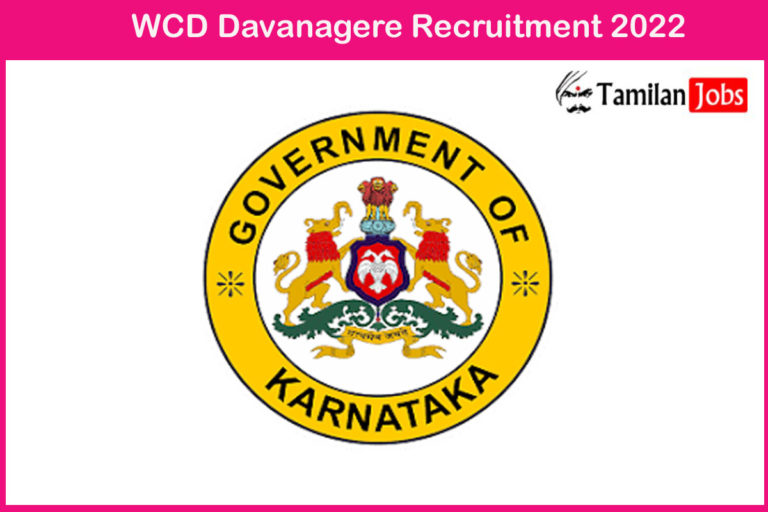 WCD Davanagere Recruitment 2022