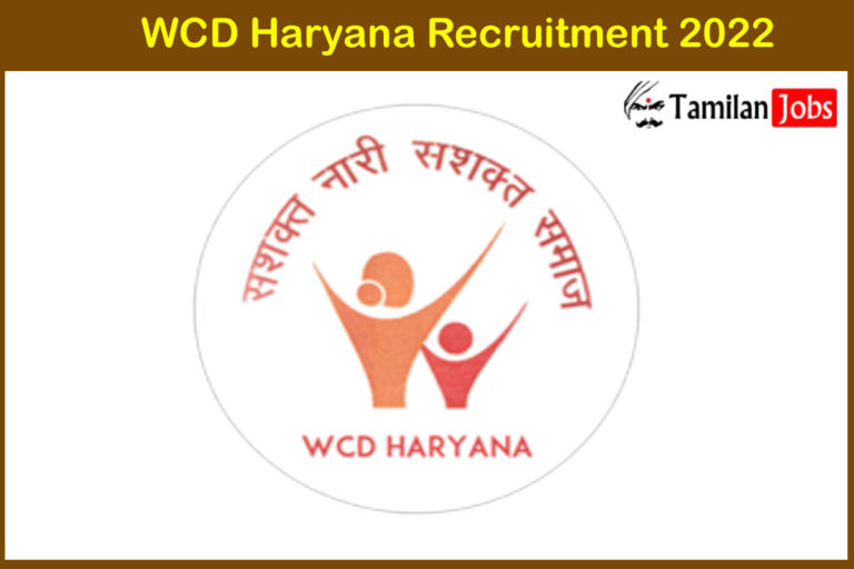 WCD Haryana Recruitment 2022