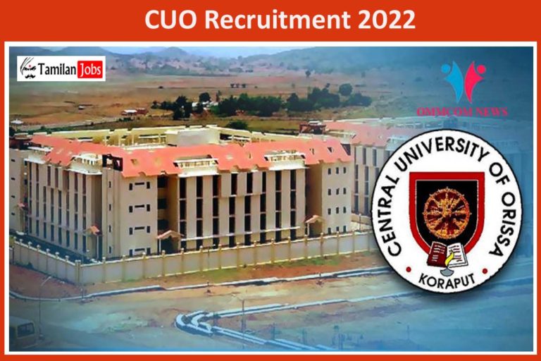 CUO Recruitment 2022