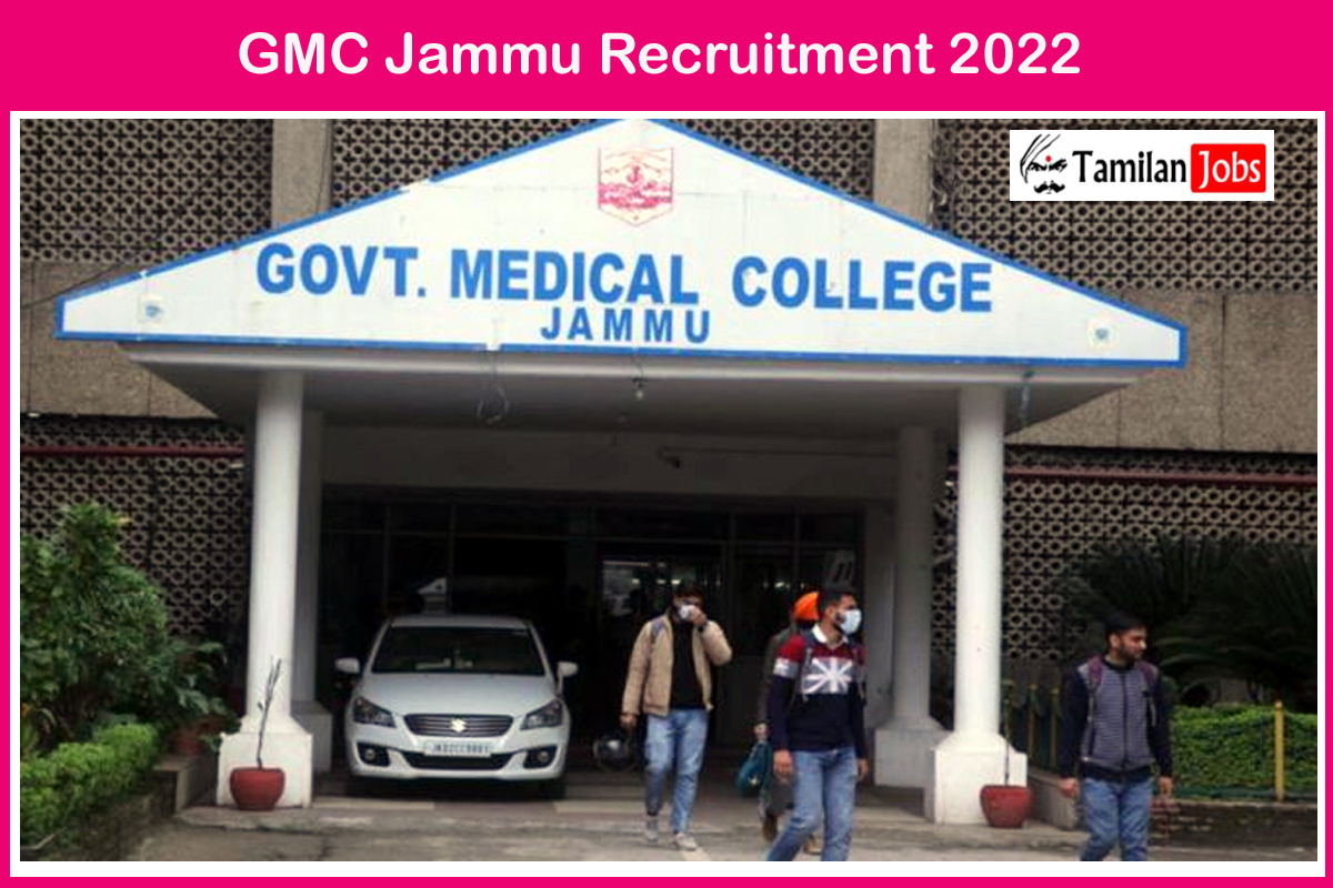 GMC Jammu Recruitment 2022