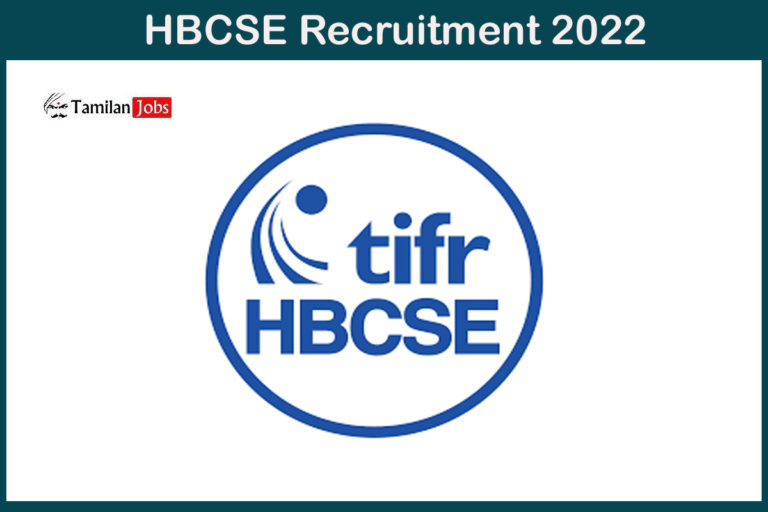 HBCSE Recruitment 2022