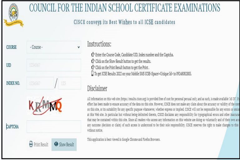 ICSE 10th Result 2022