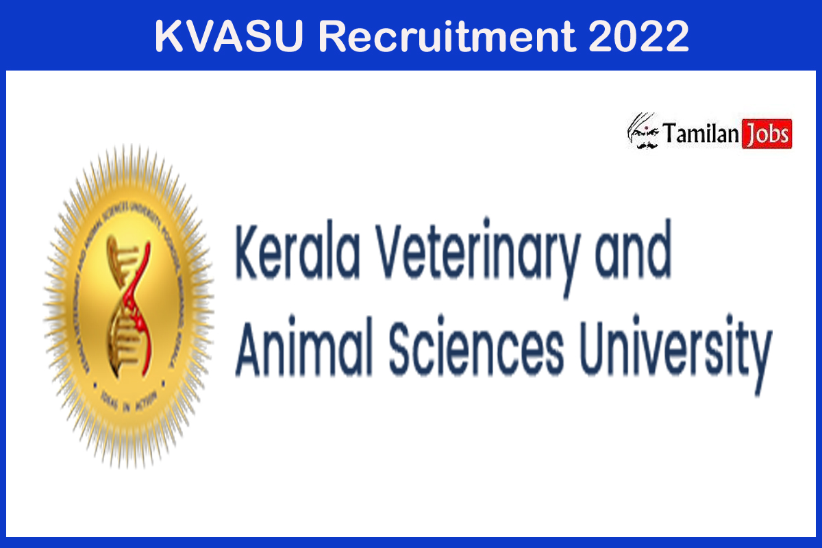 KVASU Recruitment 2022