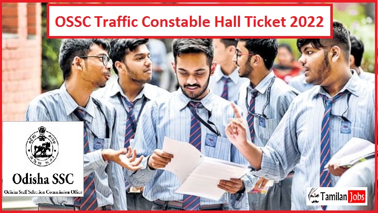 Ossc Traffic Constable Hall Ticket 2022