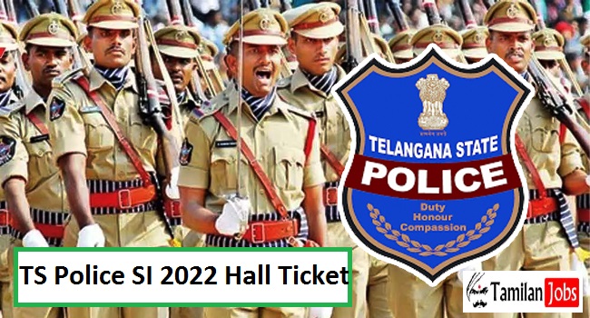 TS Police SI Admit Card 2022