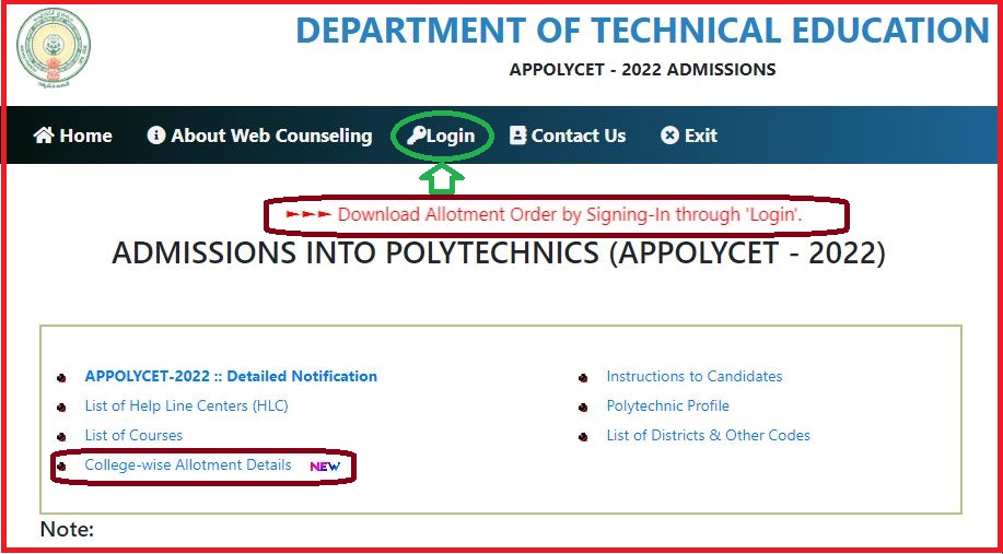 Ap Polycet Seat Allotment Result 2022 Out Check Appolycet Allotment List College Wise Here