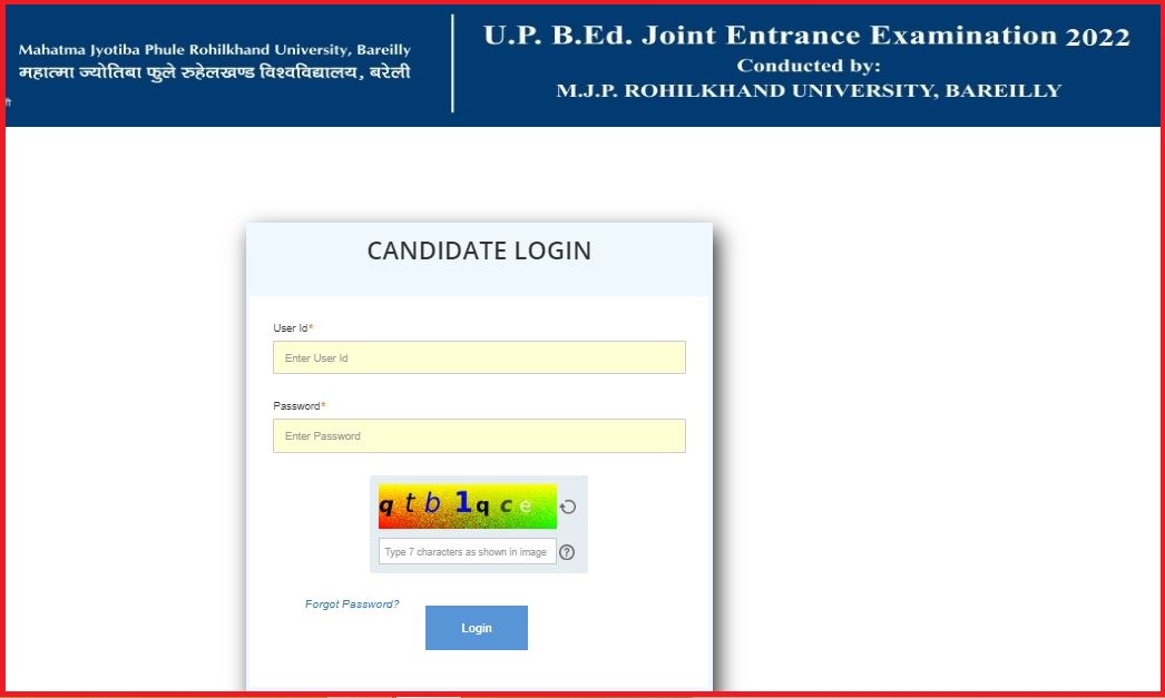 Up B.ed Entrance Result 2022 Out Check Up B Ed Jee Results Link Here