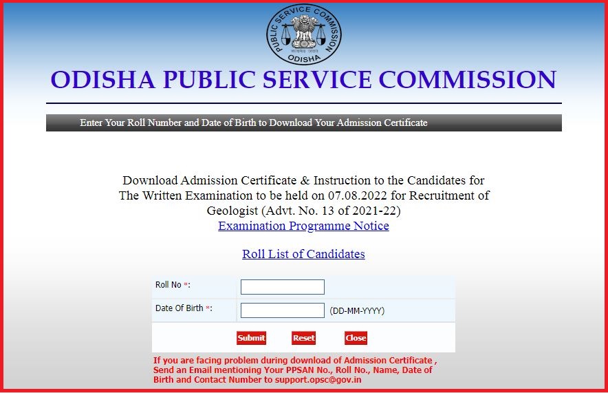 Opsc Geologist Admit Card 2022 Released Download @ Opsc.gov.in &Amp; Check Exam Centres Details Here