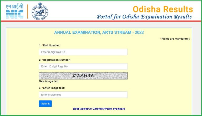 Odisha 12th Result 2022 Released Check Here CHSE +2 Arts Results Link Out @ orissaresults.nic.in