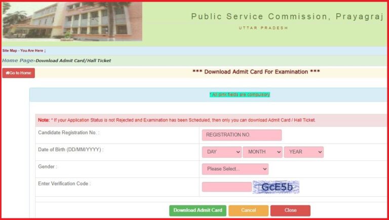 UPPSC APO Admit Card 2022 Out Download UP Assistant Prosecution Officer Prelims Exam Hall Ticket 2022