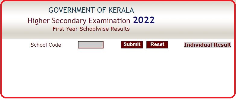 Dhse Kerala First Year Exam Result 2022