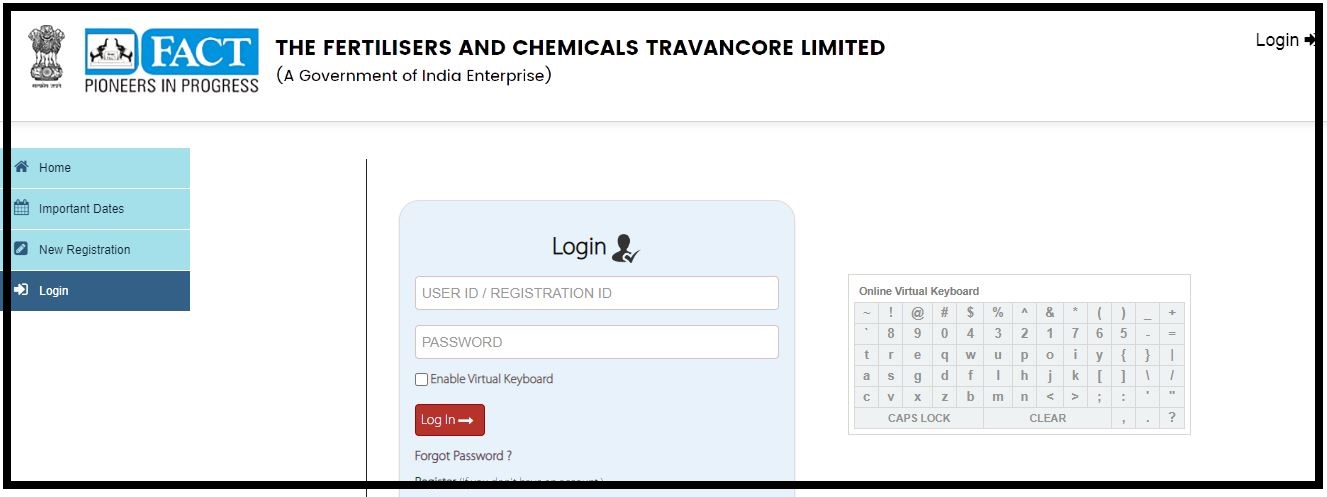 FACT Admit Card 2022