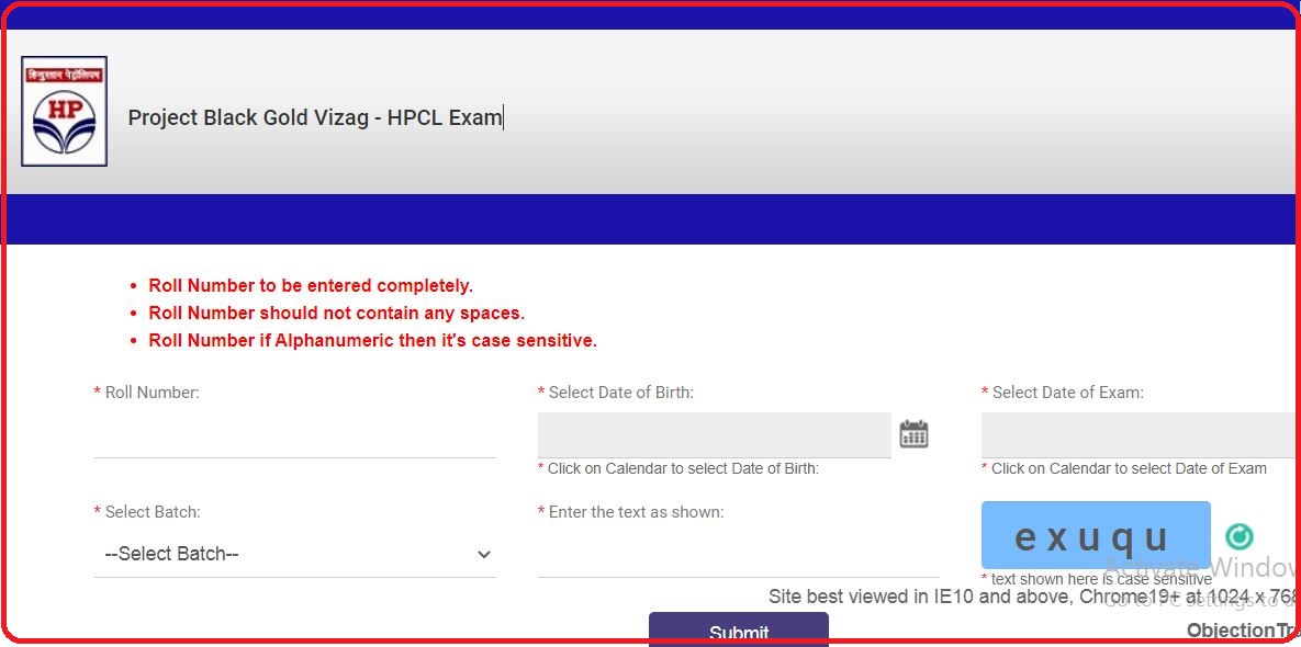 HPCL Answer Key 2022