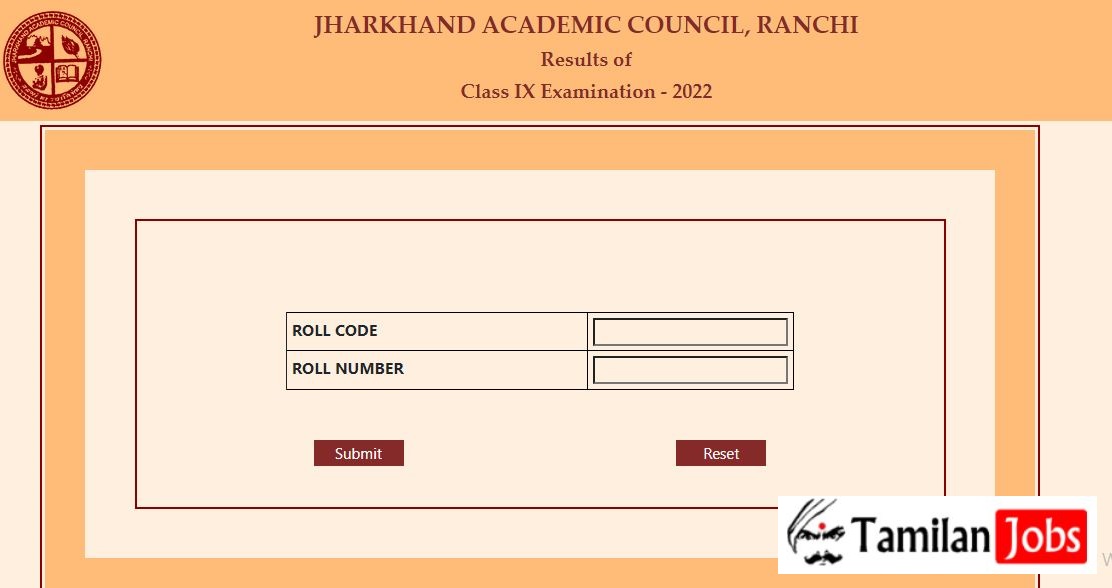 Jac 9Th Result 2022