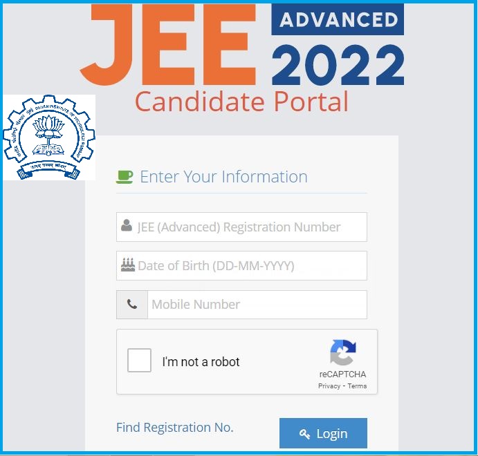 JEE Advance Admit Card 2022 Released Check Joint Entrance Exam Date @ jeeadv.ac.in