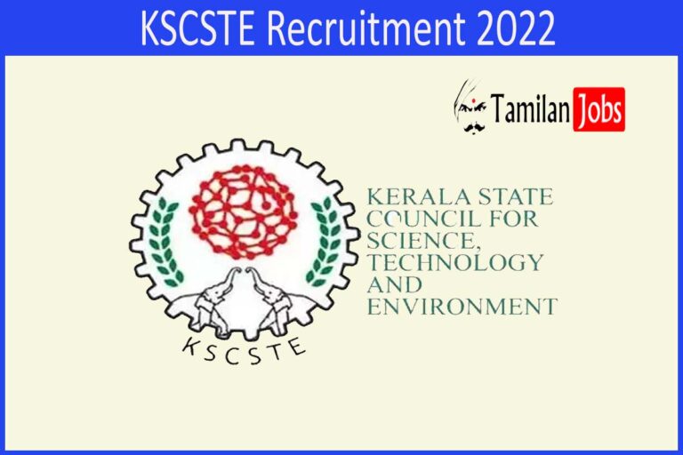 KSCSTE Recruitment 2022