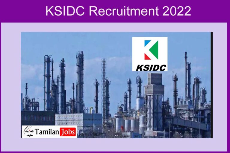 KSIDC Recruitment 2022