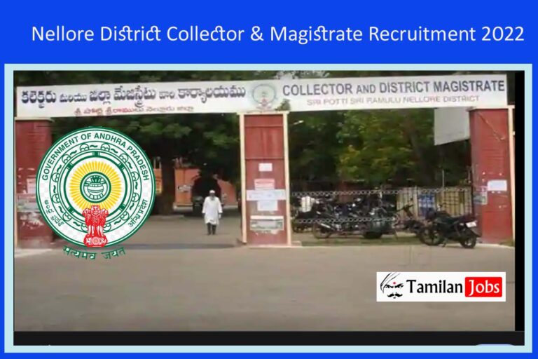 Nellore District Collector & Magistrate Recruitment 2022