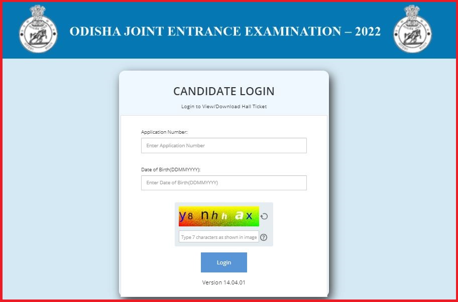 OJEE Admit Card 2022