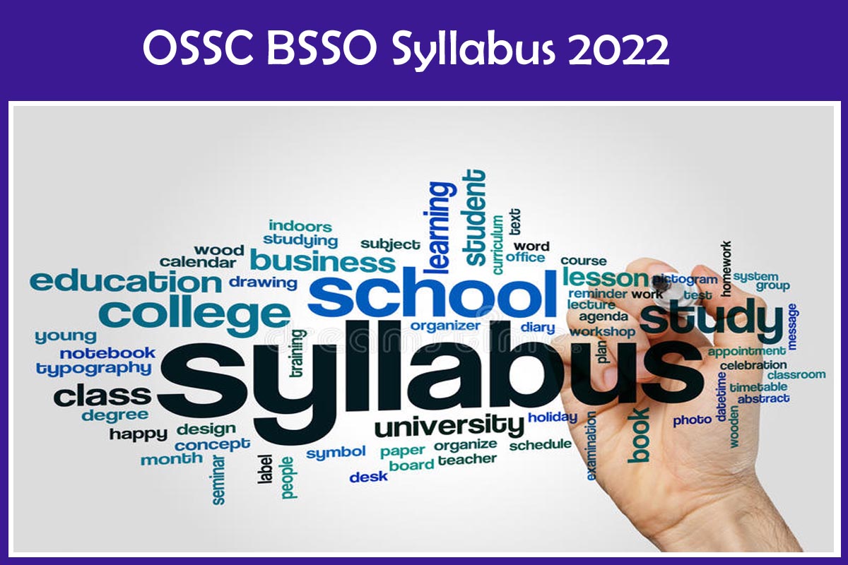 OSSC BSSO Syllabus 2022