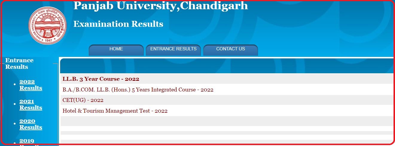 Pu Llb Result 2022