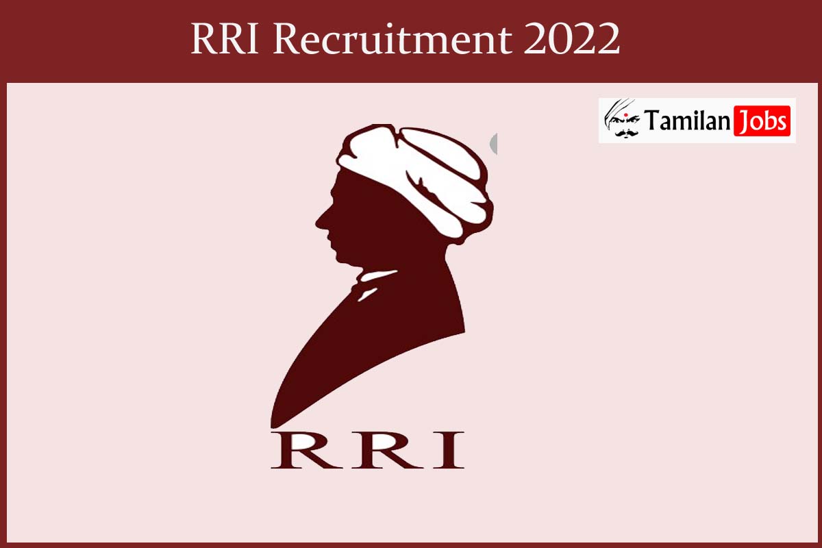 RRI Recruitment 2022