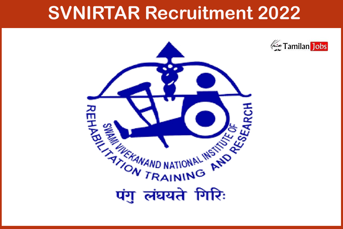 SVNIRTAR Recruitment 2022