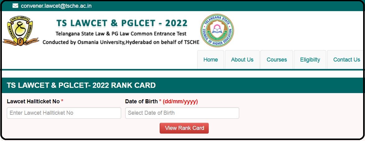 TS LAWCET Result 2022