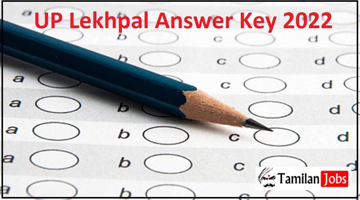 Up Lekhpal Answer Key 2022