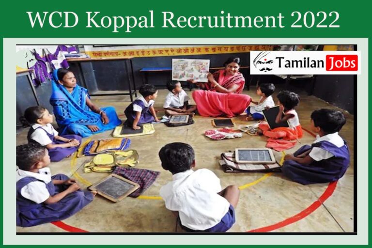 WCD Koppal Recruitment 2022