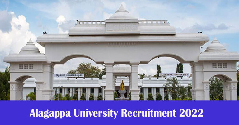 Alagappa University Recruitment 2022 – Senior Research Fellow Post | Walk-in Interview