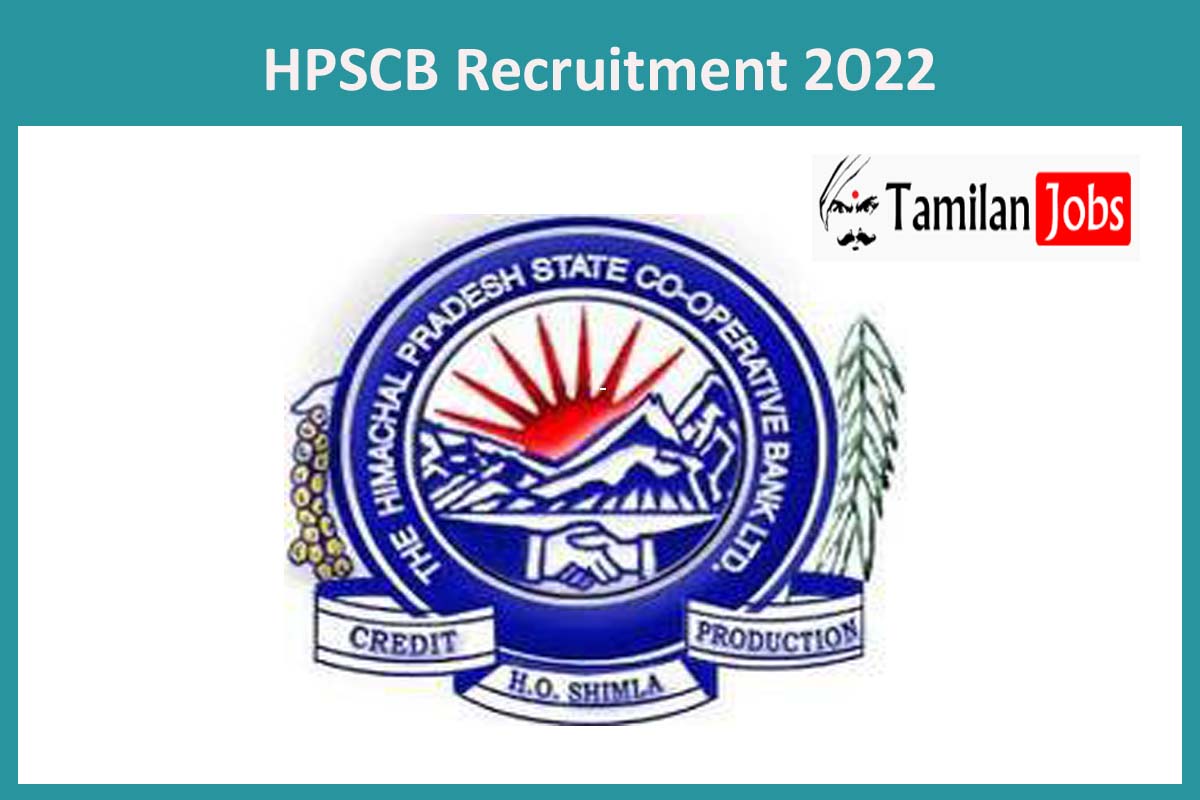 HPSCB Recruitment 2022