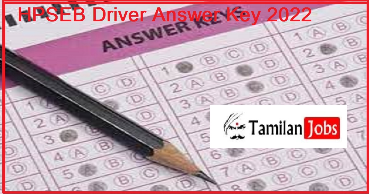 HPSEB Driver Answer Key 2022