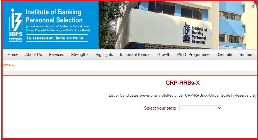 IBPS RRB Clerk Provisional Allotment 2022 Officer Scale 1